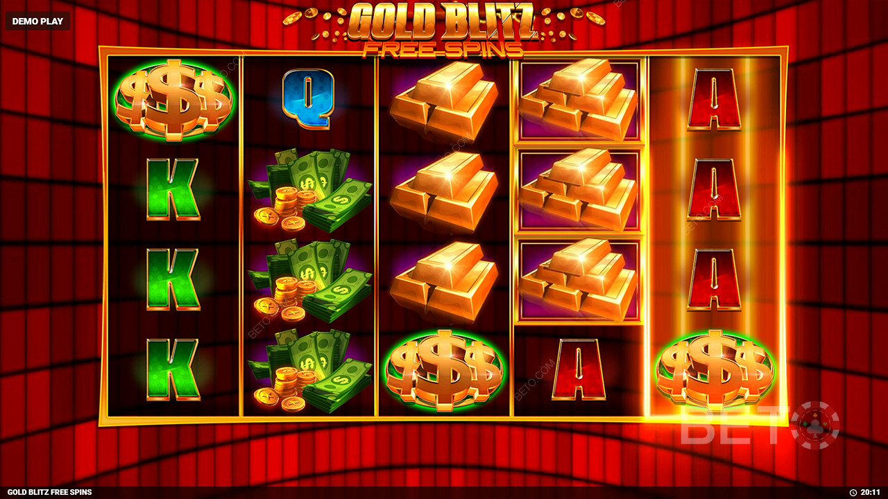 Gold Blitz Free Spins फ्री खेलें