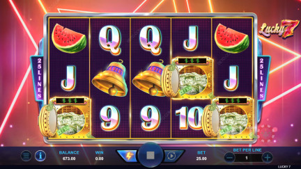Lucky 7 (Triple Profits Games) स्लॉट्-फ्री खेलें और रिव्यूस (2025)