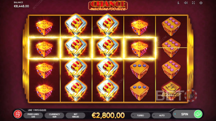 Chance Machine 100 Dice स्लॉट्-फ्री खेलें और रिव्यूस (2025)