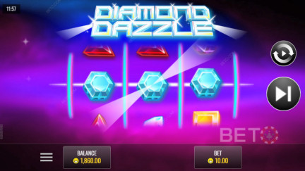 Diamond Dazzle स्लॉट्-फ्री खेलें और रिव्यूस (2025)