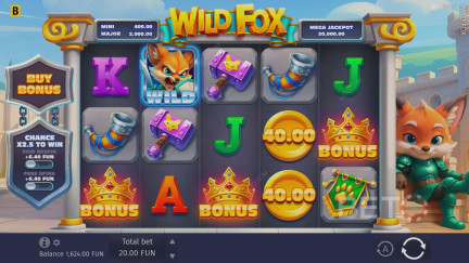 Wild Fox स्लॉट्-फ्री खेलें और रिव्यूस (2026)